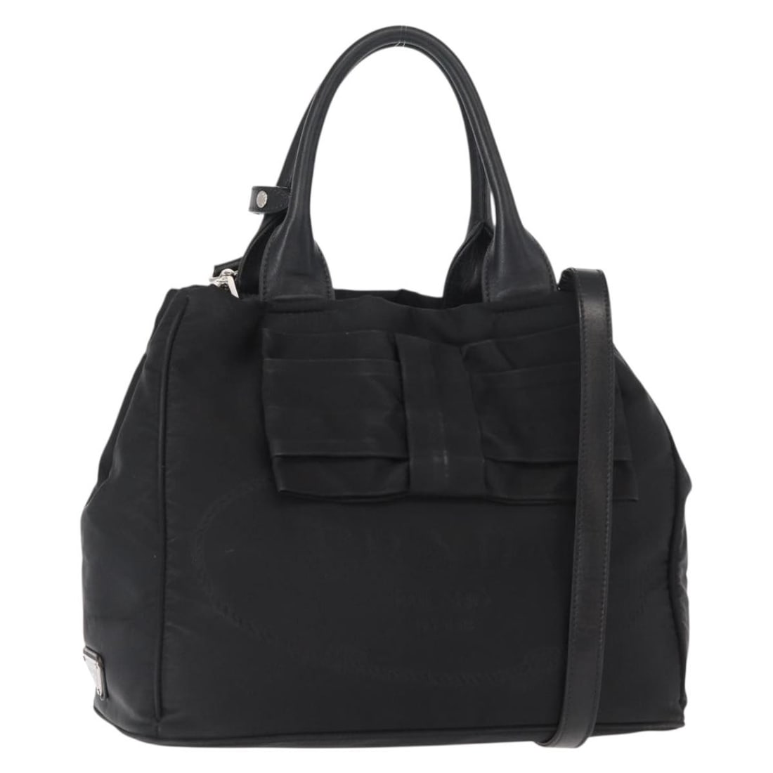 Prada BA8835 Black Nylon 2way Handbag with Shoulder Strap (1 of 18)