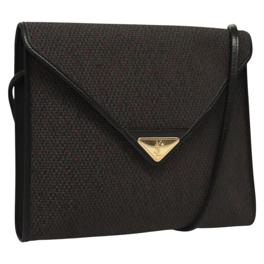 Saint Laurent Canvas Shoulder Bag Purple and Gold for Women: Saint Laurent Canvas Shoulder Bag Purple and Gold for Women This SAINT LAURENT shoulder bag is crafted from canvas in a purple and gold color scheme. Designed for women, the bag features a compact sil