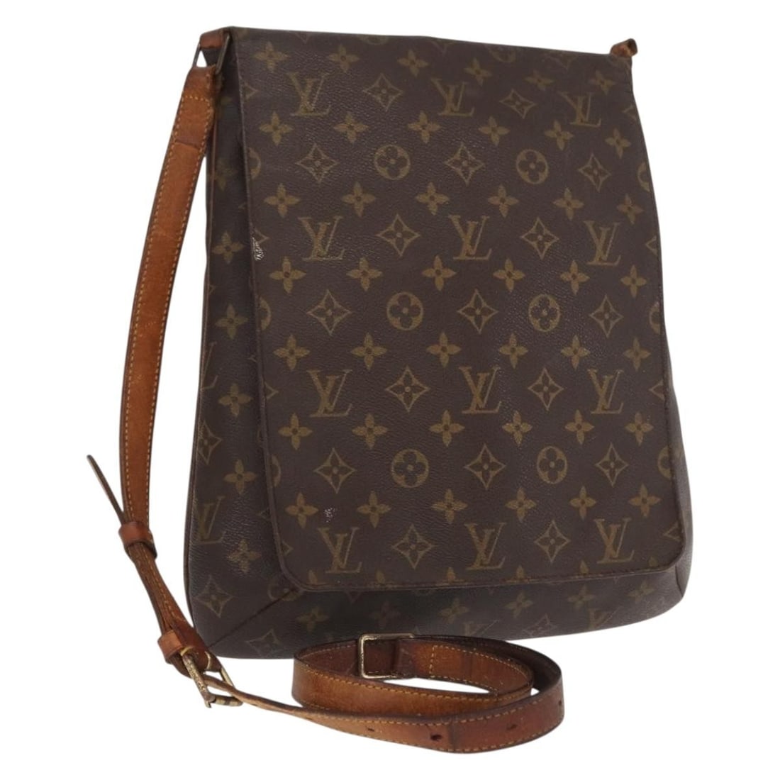 Louis Vuitton Musette M51256 Monogram Canvas Shoulder Bag: Louis Vuitton Musette M51256 Monogram Canvas Shoulder Bag Louis Vuitton Monogram Musette shoulder bag in Monogram Canvas, made in France. The bag features a shoulder strap with an approximate drop of 