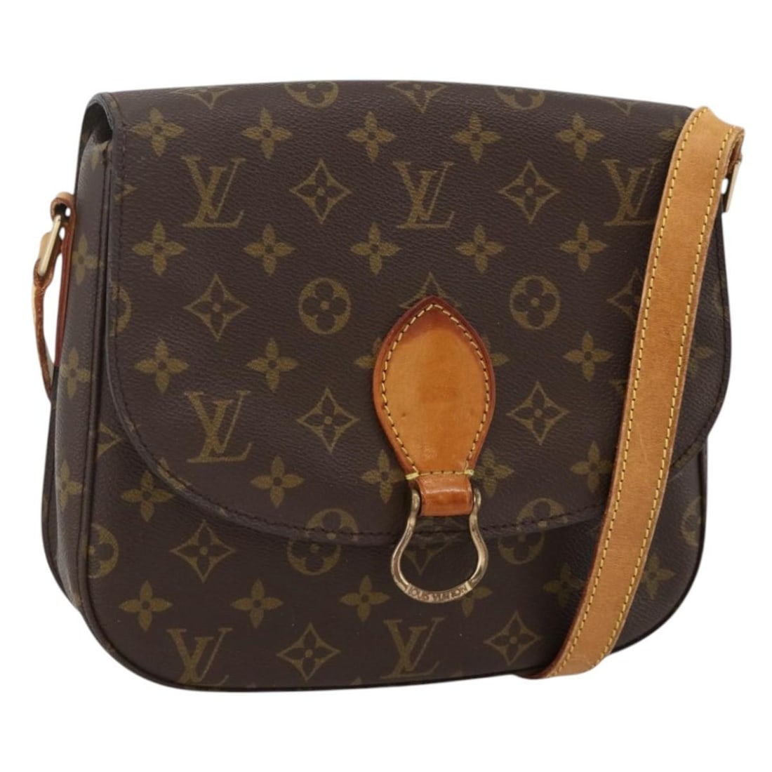 Louis Vuitton M51242 Saint Cloud GM Monogram Canvas Shoulder Bag: Louis Vuitton M51242 Saint Cloud GM Monogram Canvas Shoulder Bag Louis Vuitton Monogram Saint Cloud GM shoulder bag in Monogram Canvas, made in France. This bag features a monogram colorway, shoulder 