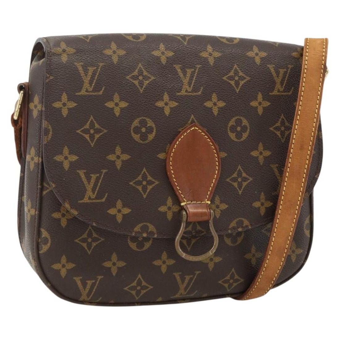 Louis Vuitton M51242 Saint Cloud GM Monogram Canvas Shoulder Bag: Louis Vuitton M51242 Saint Cloud GM Monogram Canvas Shoulder Bag Louis Vuitton Saint Cloud GM shoulder bag in Monogram canvas. This women's bag was made in France and features an adjustable shoulder s
