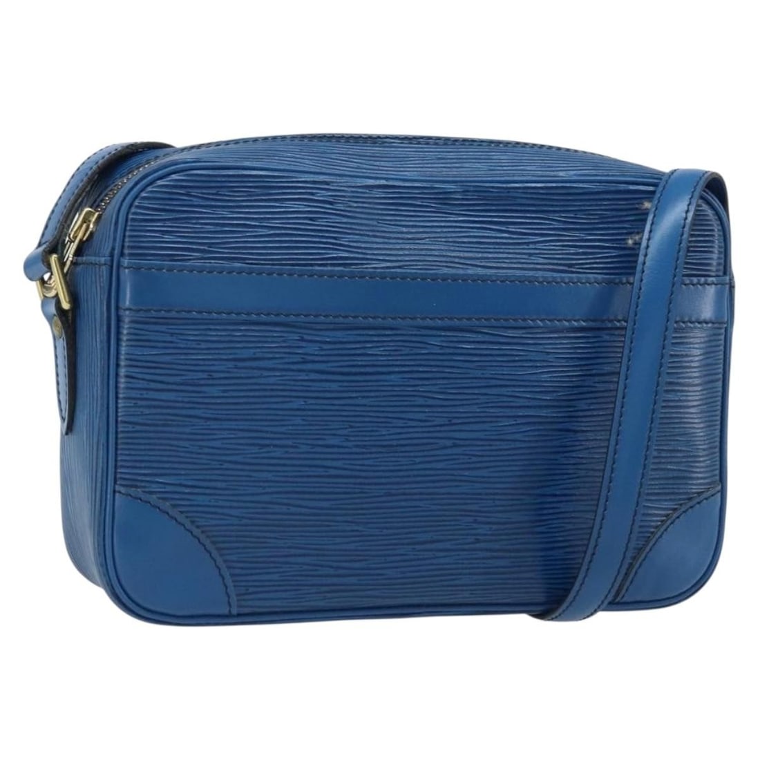 Blue Epi Leather Shoulder Bag Louis Vuitton Trocadero 23 M52305: Blue Epi Leather Shoulder Bag Louis Vuitton Trocadero 23 M52305 Louis Vuitton Epi Trocadero 23 shoulder bag in blue Epi leather, made in France. The bag measures approximately W23 x H15 x D6 cm, with 