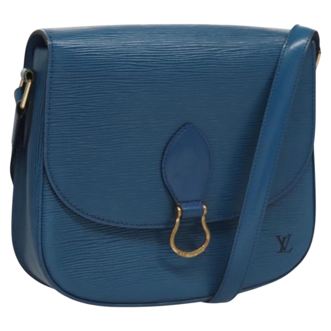Louis Vuitton Saint Cloud GM Epi Leather Toledo Blue Shoulder Bag M52195: Louis Vuitton Saint Cloud GM Epi Leather Toledo Blue Shoulder Bag M52195 This Louis Vuitton Epi Saint Cloud GM Shoulder Bag features durable Epi leather in Toledo Blue and is designed for women. It of