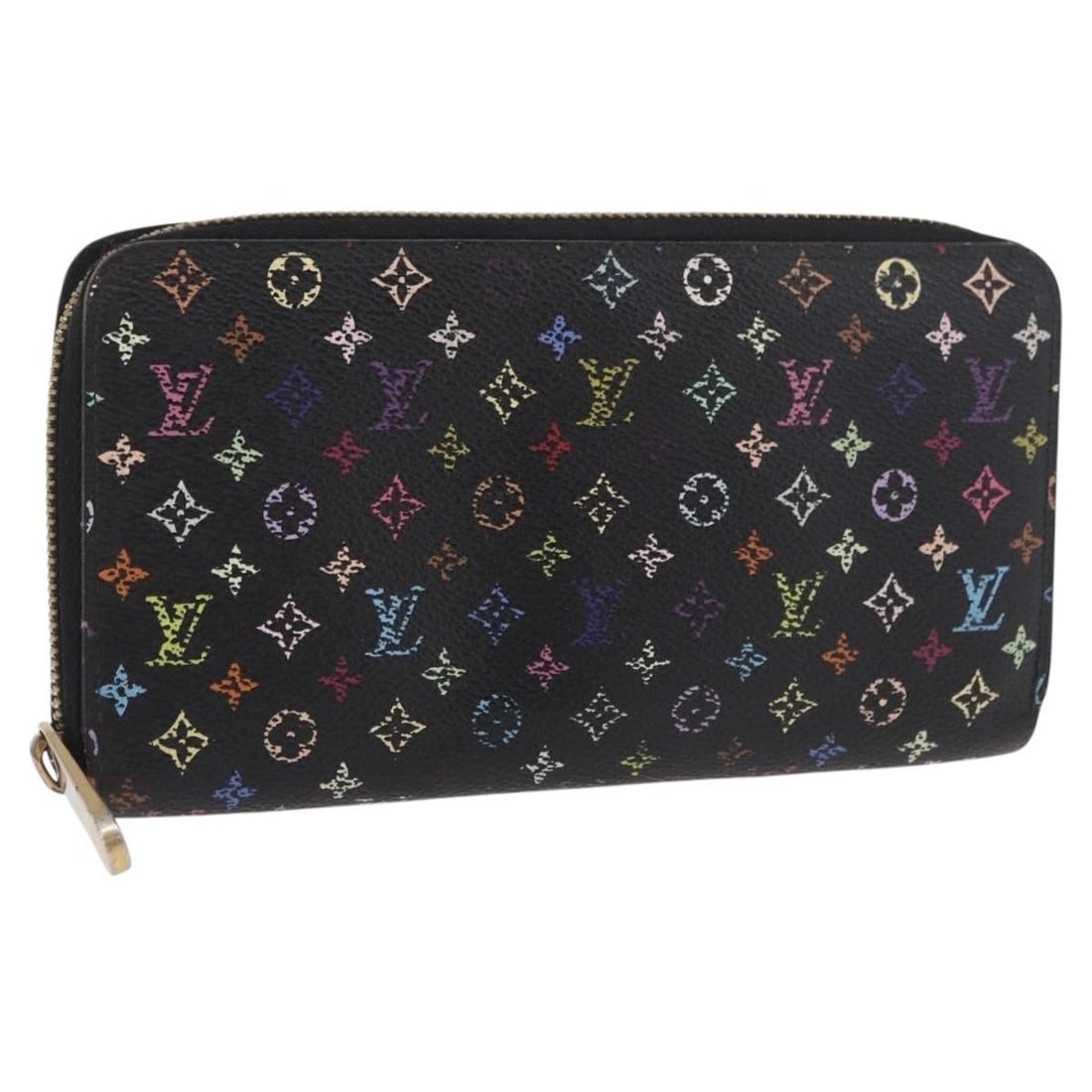 Louis Vuitton M60243 Zippy Long Wallet Monogram Multicolor Black: Louis Vuitton M60243 Zippy Long Wallet Monogram Multicolor Black Louis Vuitton Zippy Long Wallet in Black Monogram Multicolor Canvas. This long wallet is made in Spain and comes in the M60243 style. T