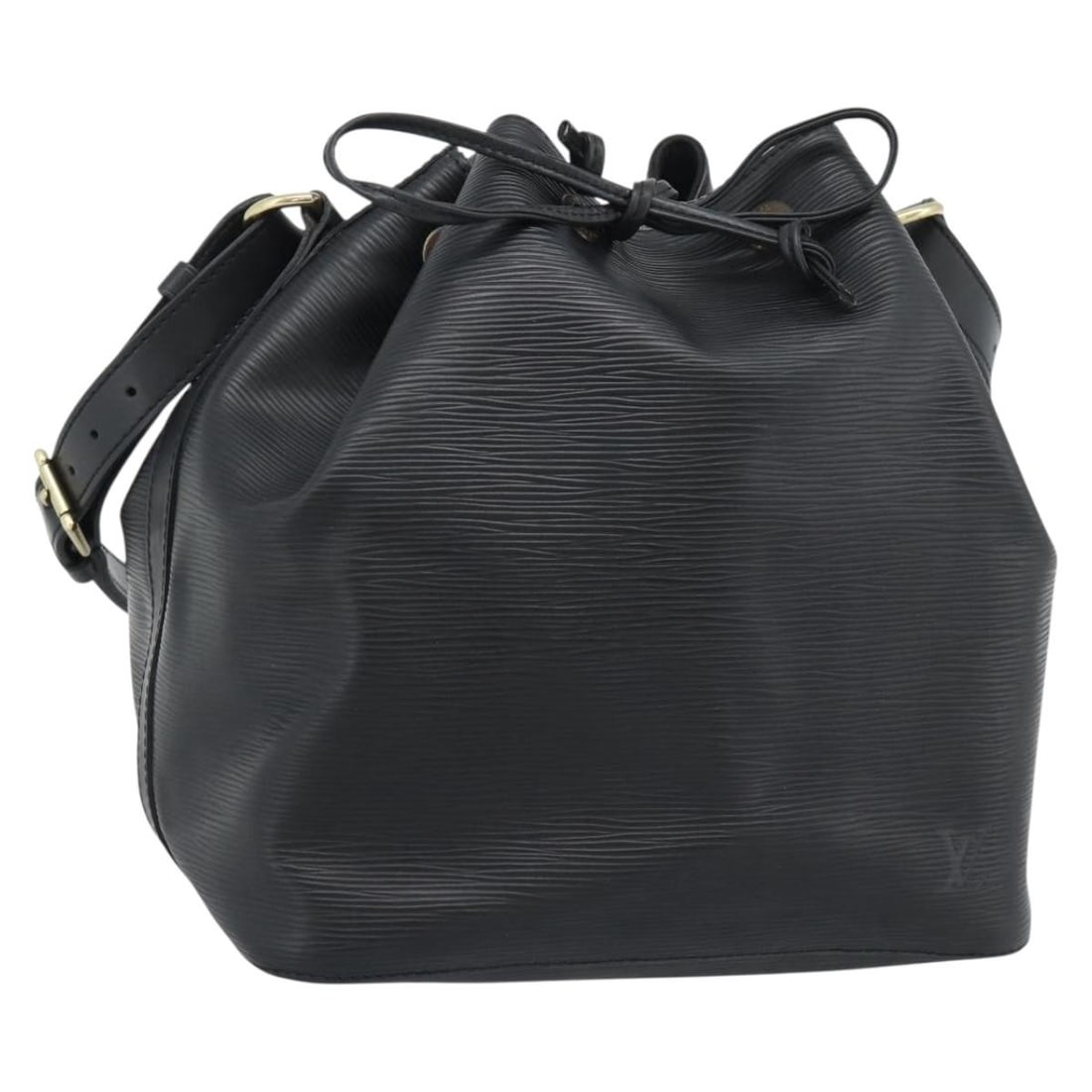 Louis Vuitton M44102 Petit Noe Black Epi Leather Shoulder Bag: Louis Vuitton M44102 Petit Noe Black Epi Leather Shoulder Bag A Louis Vuitton Petit Noe shoulder bag in black Epi leather, made in France. The bag features a shoulder strap and comes with the item sho