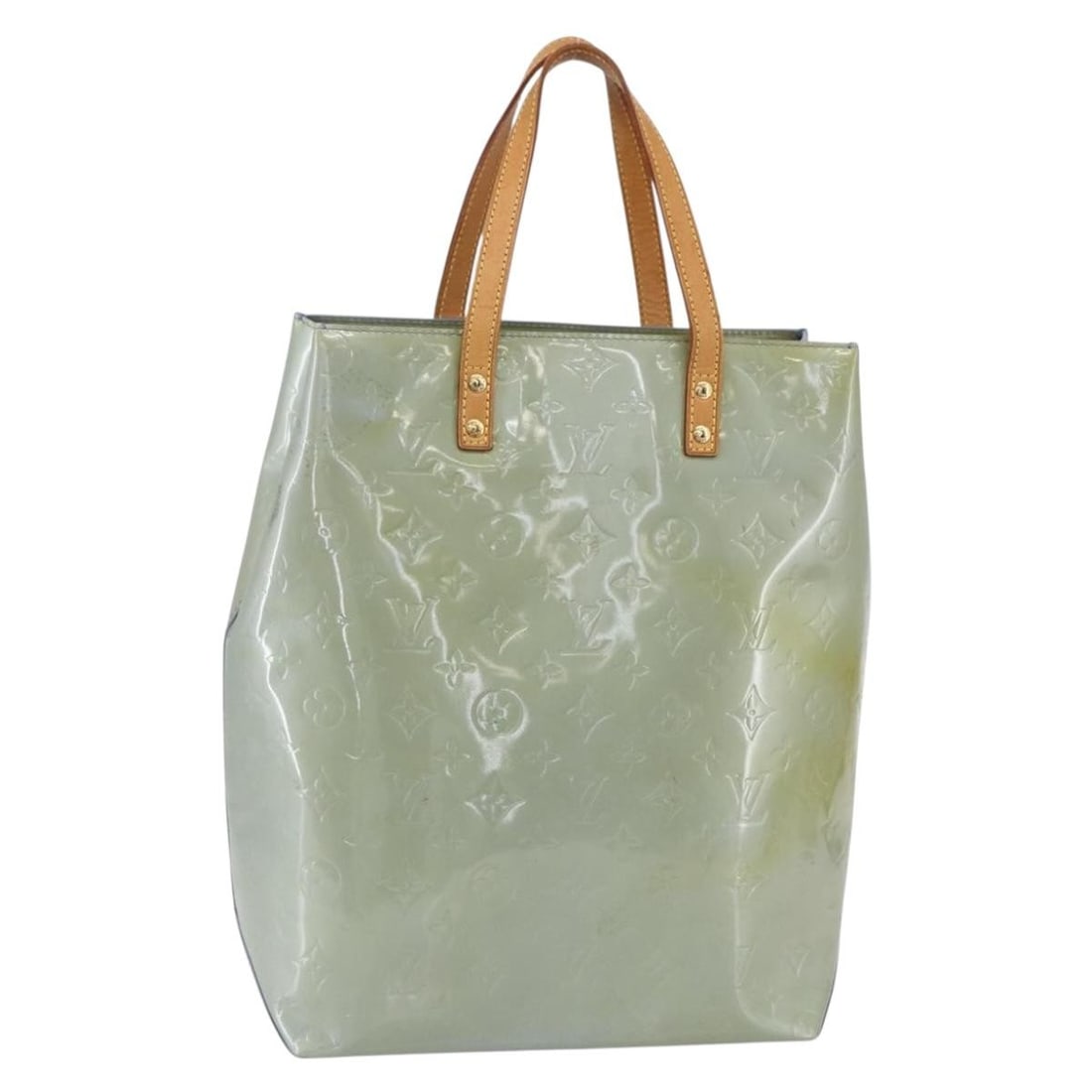 LOUIS VUITTON Monogram Vernis Reade MM Hand Bag Lavande M91226 Auth: LOUIS VUITTON Monogram Vernis Reade MM Hand Bag Lavande M91226 Auth This LOUIS VUITTON Monogram Vernis Reade MM Hand Bag showcases a stunning lavande patent leather exterior, making it a stylish acces