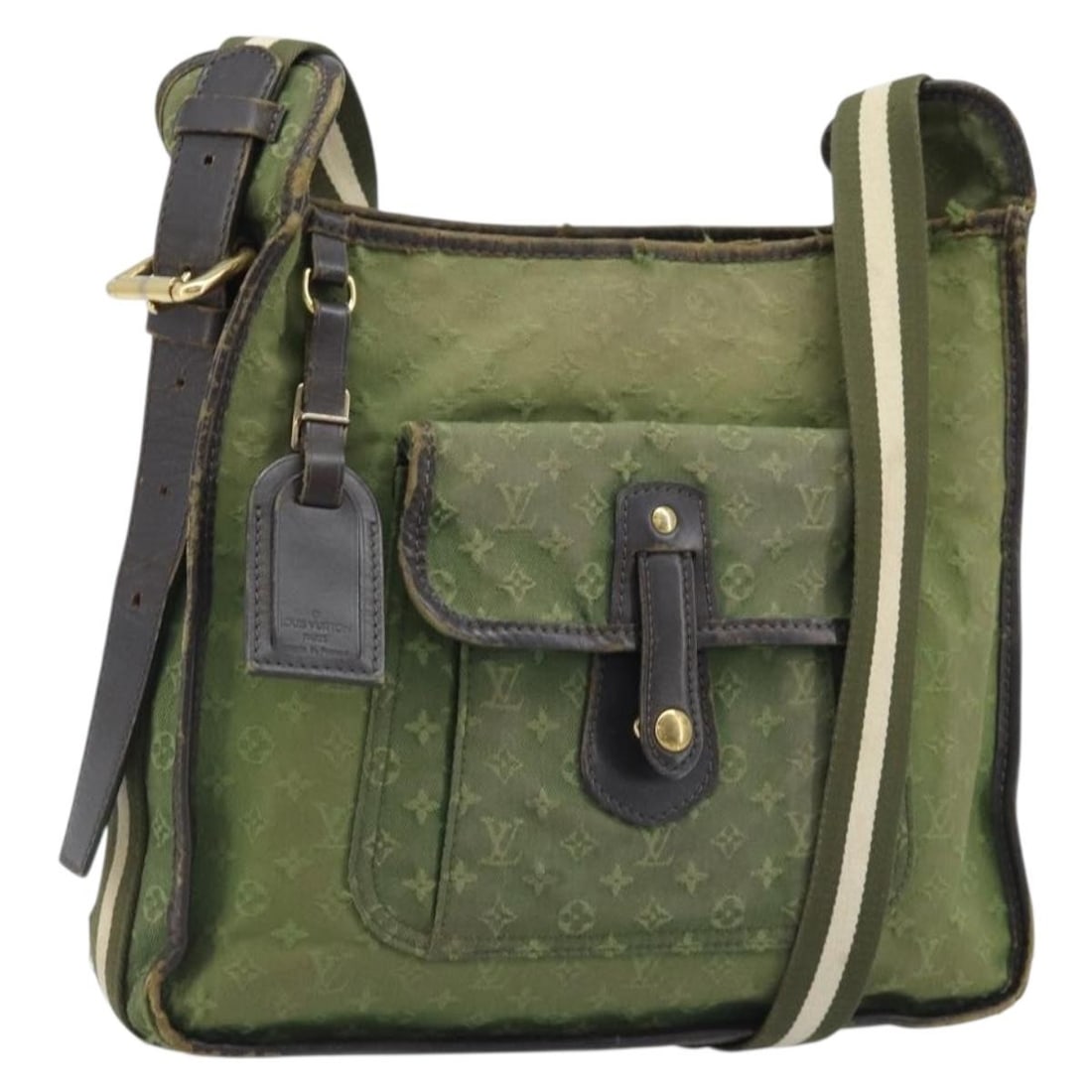 Louis Vuitton Mary Kate Monogram Mini Canvas Shoulder Bag M92322: Louis Vuitton Mary Kate Monogram Mini Canvas Shoulder Bag M92322 This Louis Vuitton Monogram Mini Besace Mary Kate Shoulder Bag in TST Khaki is crafted from monogram mini canvas and features a spaciou