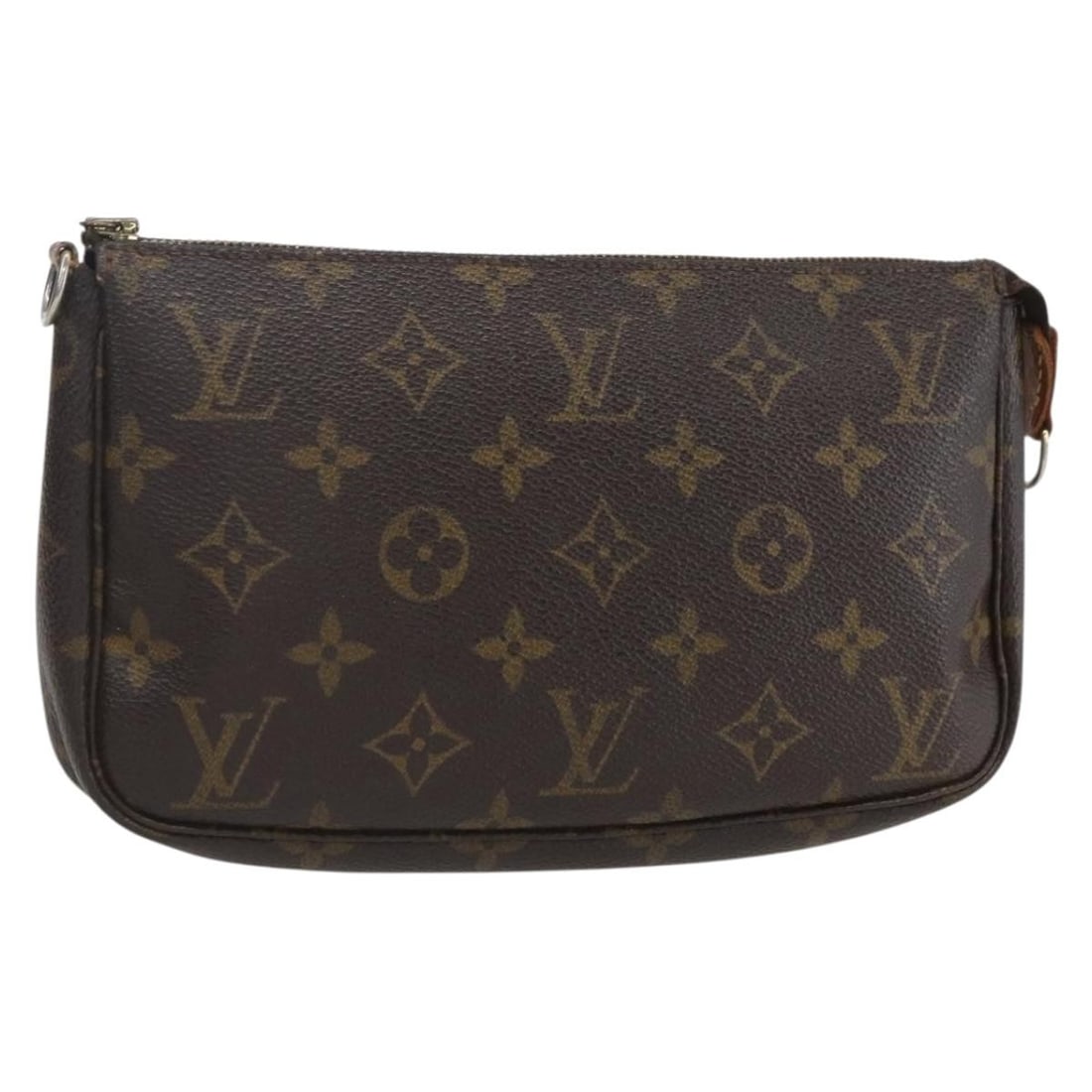 Louis Vuitton M51980 Monogram Canvas Pochette Accessoires Pouch: Louis Vuitton M51980 Monogram Canvas Pochette Accessoires Pouch This Louis Vuitton Monogram Pochette Accessoires Pouch, model M51980, features the classic monogram canvas exterior. The pouch shows sig