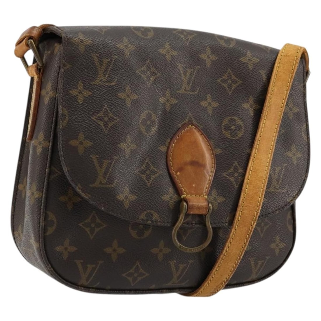 Louis Vuitton Saint Cloud GM monogram canvas shoulder bag M51242: Louis Vuitton Saint Cloud GM monogram canvas shoulder bag M51242 This is a Louis Vuitton Monogram Saint Cloud GM shoulder bag, model M51242, crafted from the brand's signature monogram canvas. Designe