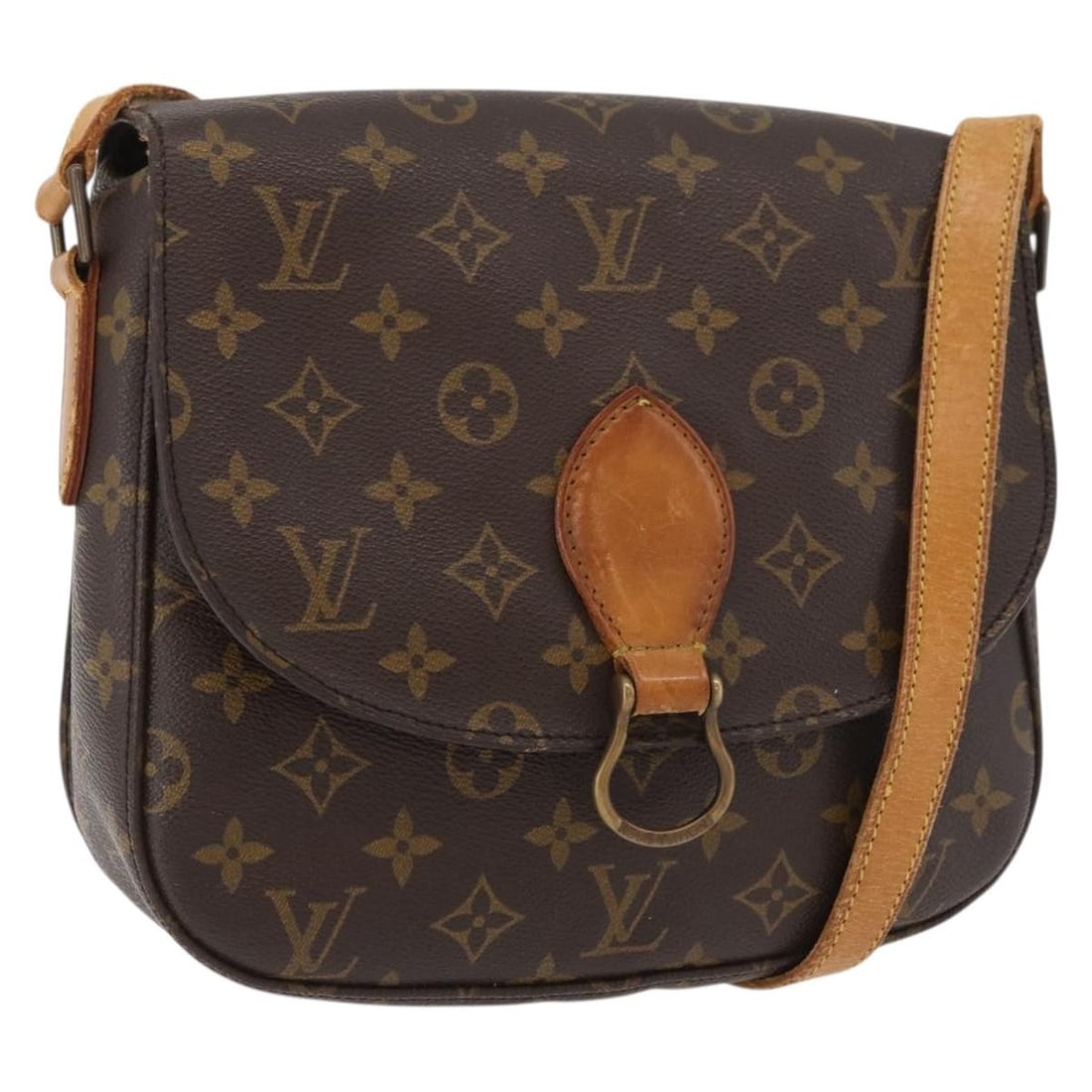Louis Vuitton Saint Cloud GM Monogram Canvas Shoulder Bag M51242: Louis Vuitton Saint Cloud GM Monogram Canvas Shoulder Bag M51242 Louis Vuitton Monogram Saint Cloud GM shoulder bag in Monogram Canvas, made in France. This pre-owned bag is identified as product no. 