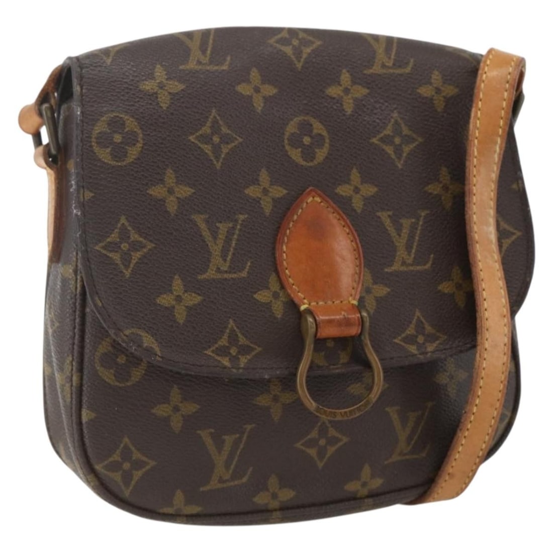 Louis Vuitton M51243 Saint Cloud MM Monogram Canvas Shoulder Bag: Louis Vuitton M51243 Saint Cloud MM Monogram Canvas Shoulder Bag Louis Vuitton Monogram Saint Cloud MM shoulder bag, made in France from Monogram Canvas. This women's shoulder bag measures approximate