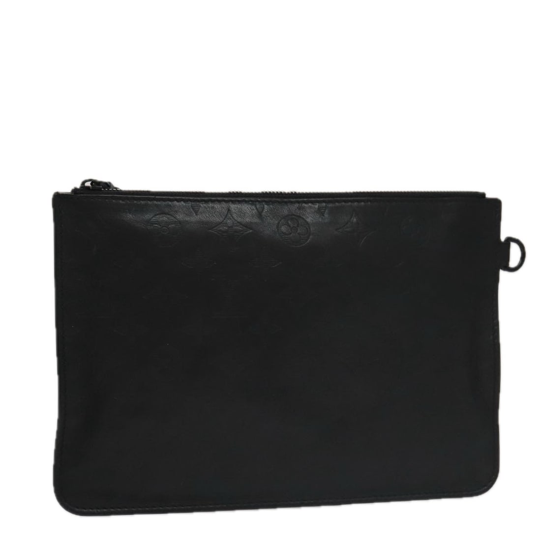 Louis Vuitton Monogram Shadow Leather Pouch Black Italy (1 of 17)