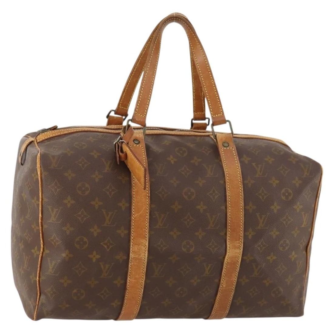 Louis Vuitton M41624 Sac Souple 45 Monogram Canvas Boston Bag: Louis Vuitton M41624 Sac Souple 45 Monogram Canvas Boston Bag Louis Vuitton Monogram Sac Souple 45 Boston Bag in Monogram Canvas, made in France. The bag comes with a name tag and is identified by pro