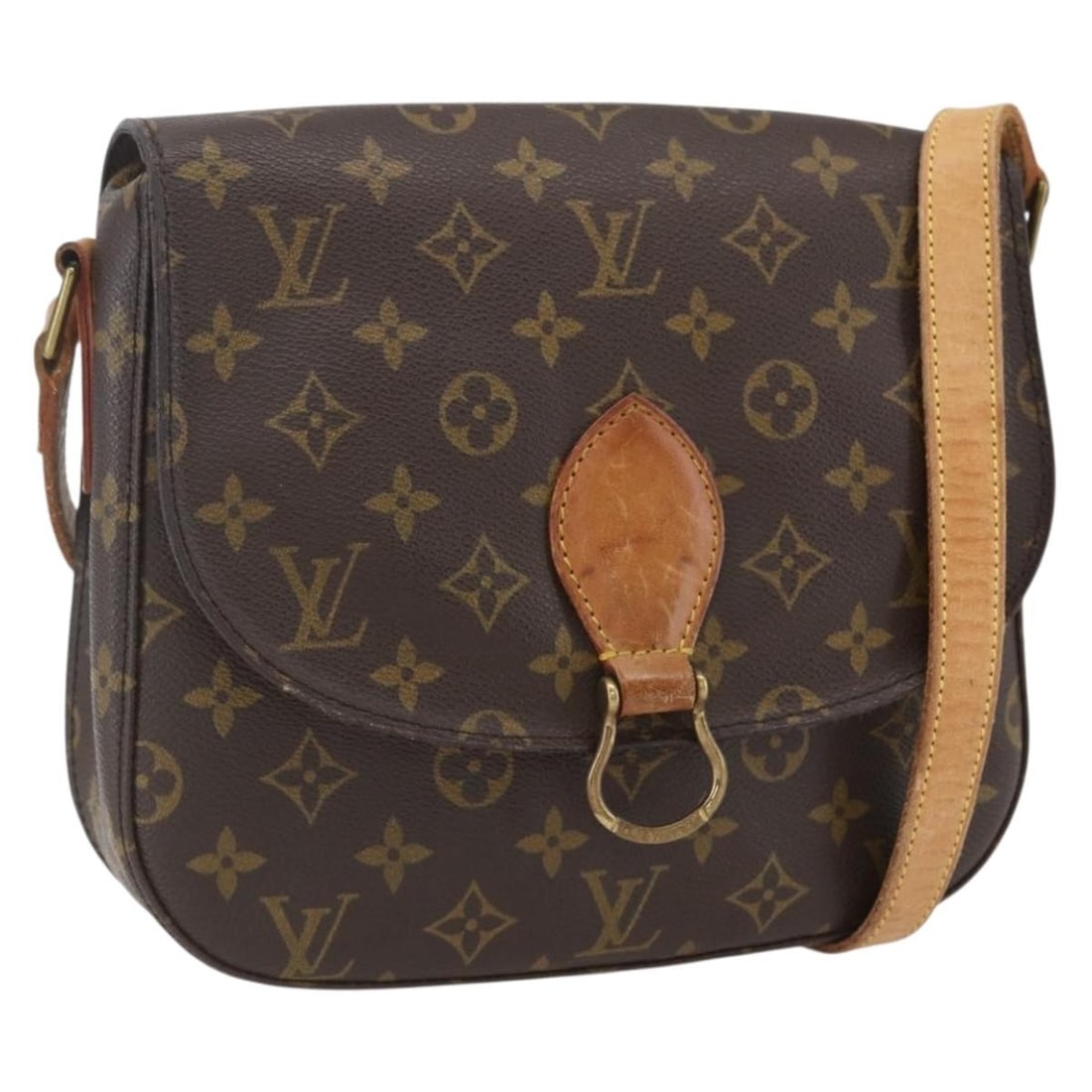 Saint Cloud GM Monogram Canvas Shoulder Bag M51242 by Louis Vuitton: Saint Cloud GM Monogram Canvas Shoulder Bag M51242 by Louis Vuitton This Louis Vuitton Monogram Saint Cloud GM Shoulder Bag features the brand's signature monogram canvas exterior in a classic shoulde