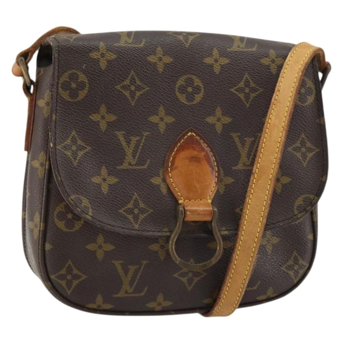 Louis Vuitton Saint Cloud MM Monogram Canvas Shoulder Bag M51243: Louis Vuitton Saint Cloud MM Monogram Canvas Shoulder Bag M51243 This Louis Vuitton Saint Cloud MM is a shoulder bag crafted from Monogram Canvas in the Monogram colorway. It was made in France and is