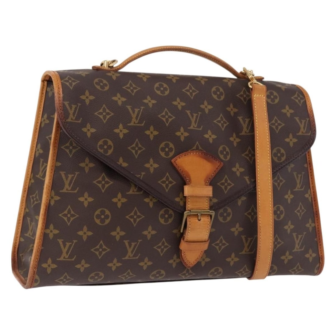 Louis Vuitton Beverly M51121 Monogram Canvas Handbag France: Louis Vuitton Beverly M51121 Monogram Canvas Handbag France This Louis Vuitton Beverly handbag features the Monogram Canvas exterior and was made in France. It comes in the stated size of approximatel