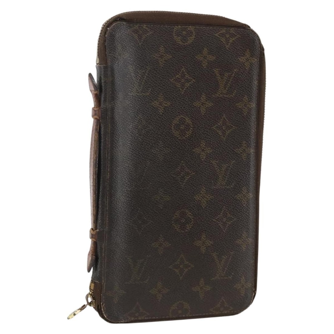 Louis Vuitton M60119 Monogram Canvas Travel Organizer Case: Louis Vuitton M60119 Monogram Canvas Travel Organizer Case Louis Vuitton Organizer De Voyage travel case in Monogram canvas. This travel case shows heavy signs of use, including shape loss, rubbing, c