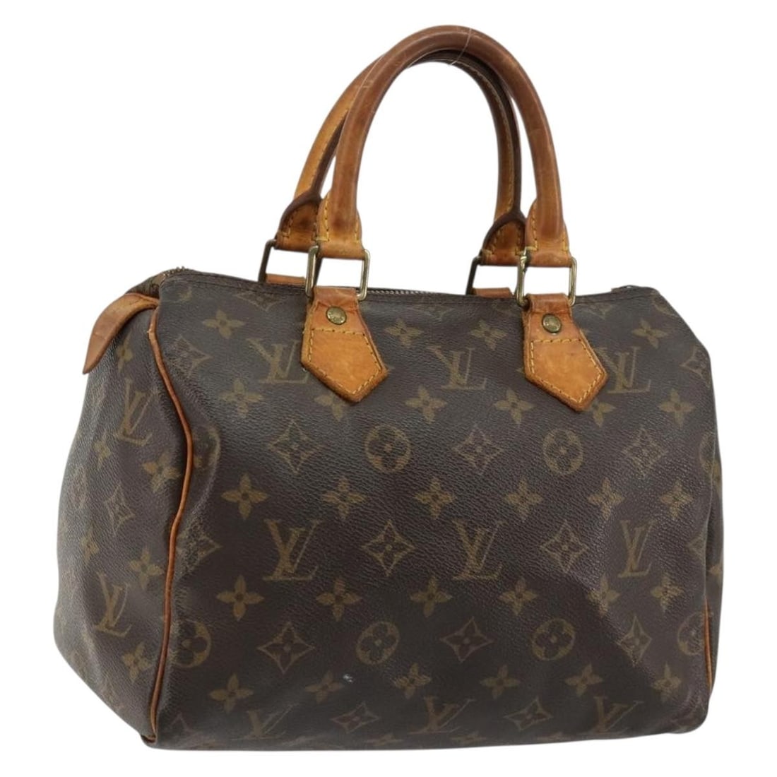 Louis Vuitton M41528 Speedy 25 Monogram Canvas Handbag France: Louis Vuitton M41528 Speedy 25 Monogram Canvas Handbag France Louis Vuitton Monogram Speedy 25 hand bag in Monogram Canvas, made in France. This women's bag is identified as product number M41528 and 