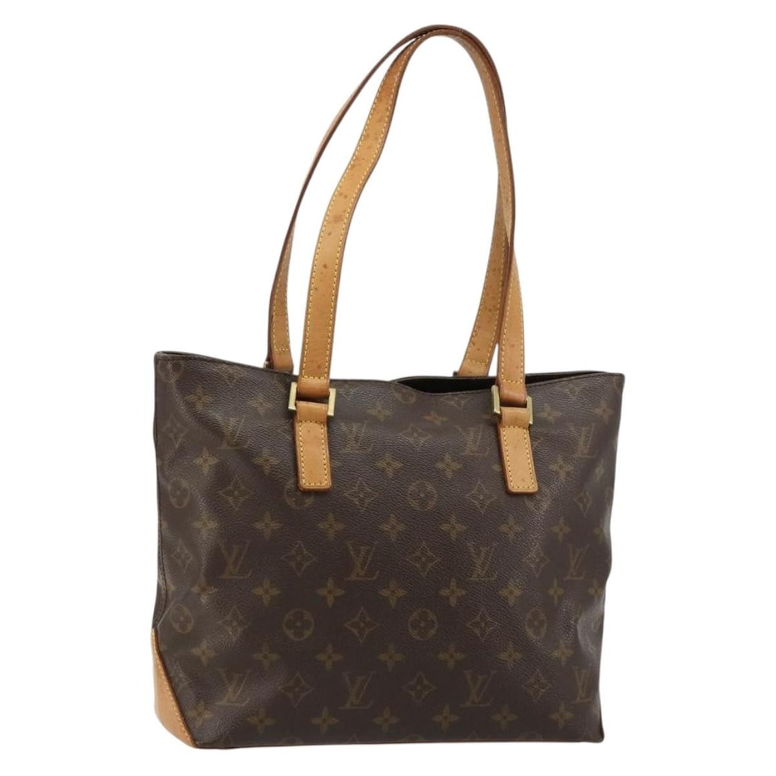 Louis Vuitton M51148 Cabas Piano Monogram Canvas Tote: Louis Vuitton M51148 Cabas Piano Monogram Canvas Tote Louis Vuitton Monogram Cabas Piano Tote Bag in Monogram Canvas, made in France. This tote bag features a structured silhouette with a shoulder dro