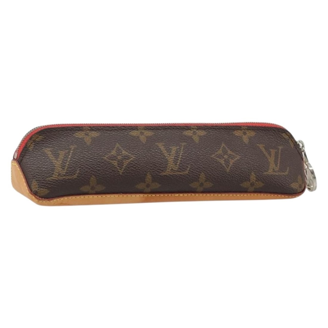 Louis Vuitton GI0009 Trousse Elizabeth Monogram Canvas Pen Case Red: Louis Vuitton GI0009 Trousse Elizabeth Monogram Canvas Pen Case Red Louis Vuitton Monogram Trousse Elizabeth pen case in Monogram/Red, crafted from Monogram Canvas. Made in France, this piece features