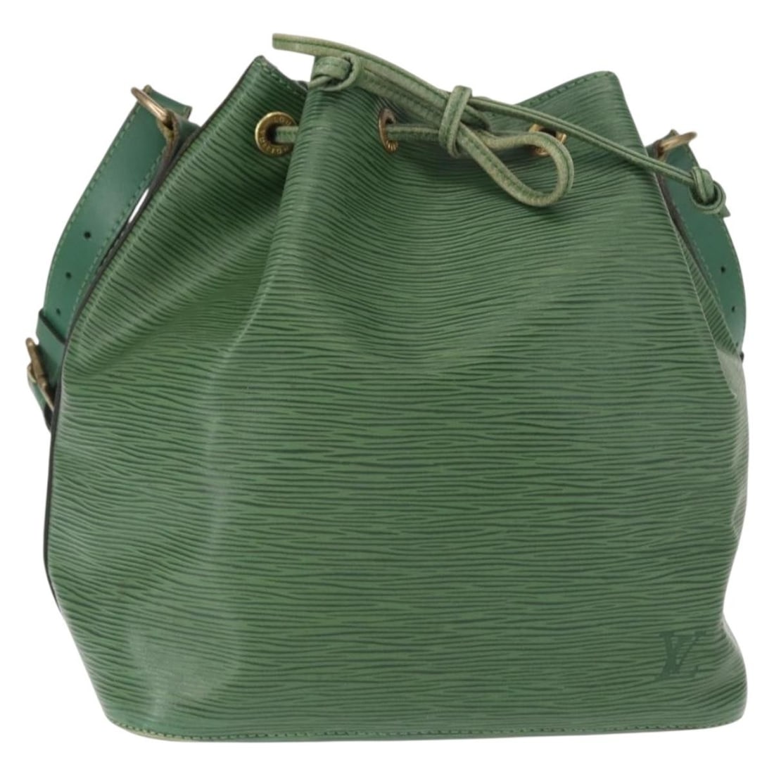 LOUIS VUITTON Epi Petit Noe Green Shoulder Bag M44104 Auth: LOUIS VUITTON Epi Petit Noe Green Shoulder Bag M44104 Auth This authentic Louis Vuitton Epi Petit Noe Shoulder Bag is a stylish accessory made from durable Epi leather in a vibrant green hue. The bag 