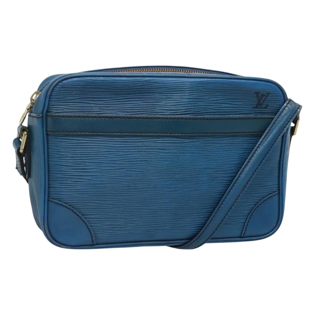 Louis Vuitton Blue Epi Leather Trocadero 23 Women's Shoulder Bag M52305: Louis Vuitton Blue Epi Leather Trocadero 23 Women's Shoulder Bag M52305 This Louis Vuitton Epi Trocadero 23 shoulder bag features blue Epi leather and is designed for women. The bag includes an adjust