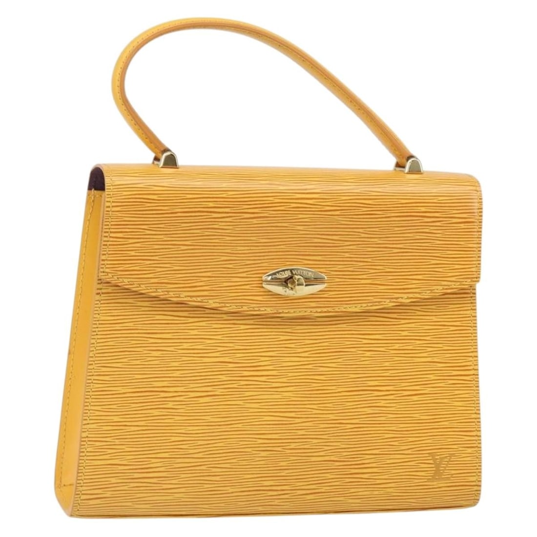 Louis Vuitton M52379 Malesherbes Epi Leather Handbag Tassili Yellow: Louis Vuitton M52379 Malesherbes Epi Leather Handbag Tassili Yellow Louis Vuitton Epi Malesherbes Bag in Tassili Yellow/Jonne, made in France from Epi leather. This women's hand bag measures approxima