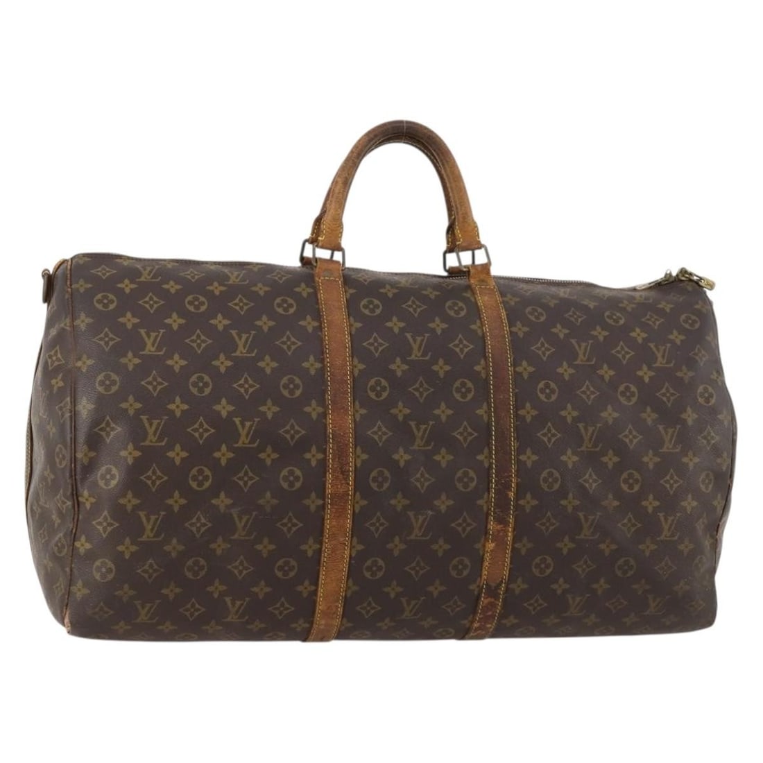 Louis Vuitton M41412 Keepall 60 Monogram Canvas Boston Bag: Louis Vuitton M41412 Keepall 60 Monogram Canvas Boston Bag Louis Vuitton Monogram Keepall Bandouliere 60 Boston Bag in Monogram Canvas, made in France. This item is identified by product no. M41412 an
