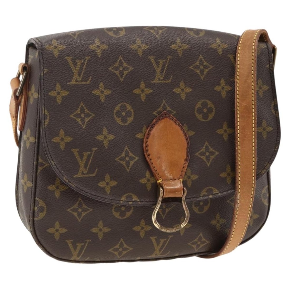 Louis Vuitton Saint Cloud GM Monogram Canvas Shoulder Bag M51242: Louis Vuitton Saint Cloud GM Monogram Canvas Shoulder Bag M51242 Louis Vuitton Saint Cloud GM shoulder bag in Monogram Canvas, made in France. The bag features a Monogram colorway and measures approxi