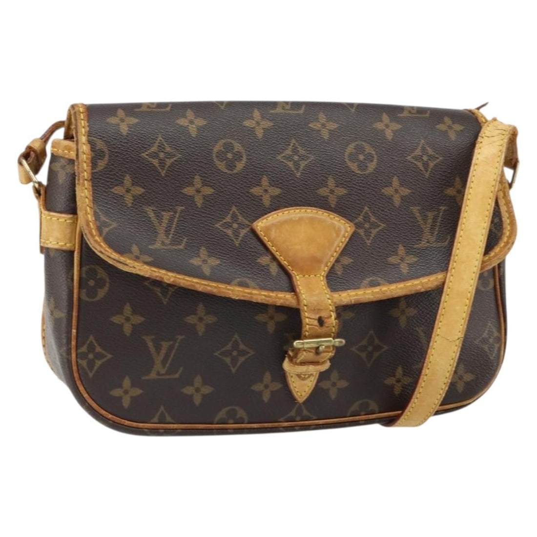 Louis Vuitton M42250 Sologne Monogram Canvas Shoulder Bag: Louis Vuitton M42250 Sologne Monogram Canvas Shoulder Bag Louis Vuitton Sologne shoulder bag in Monogram canvas, made in France. This women's bag includes the item shown in the photo only; item box an