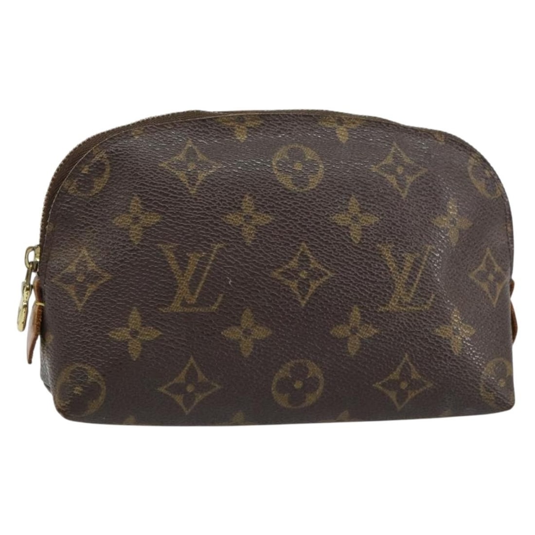 Louis Vuitton Monogram Canvas Pochette Cosmetic PM Pouch M43998 Spain: Louis Vuitton Monogram Canvas Pochette Cosmetic PM Pouch M43998 Spain This Louis Vuitton Monogram Pochette Cosmetic PM Pouch is crafted from signature monogram canvas and was made in Spain. The pouch 