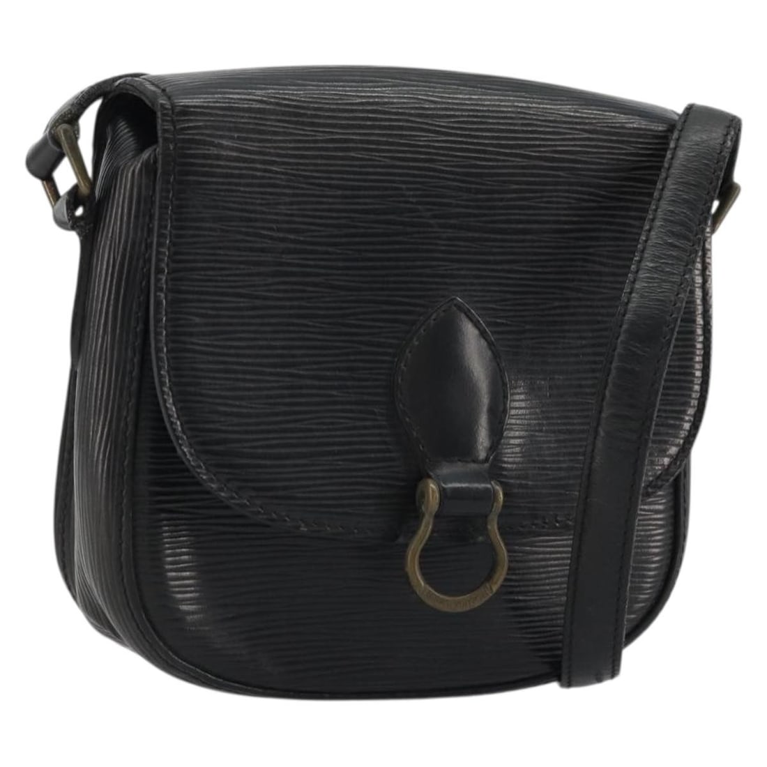 Louis Vuitton Saint Cloud PM Epi Leather Black Shoulder Bag M52212: Louis Vuitton Saint Cloud PM Epi Leather Black Shoulder Bag M52212 This Louis Vuitton Epi Saint Cloud PM Shoulder Bag in black features the signature Epi leather exterior and is designed for women. Th