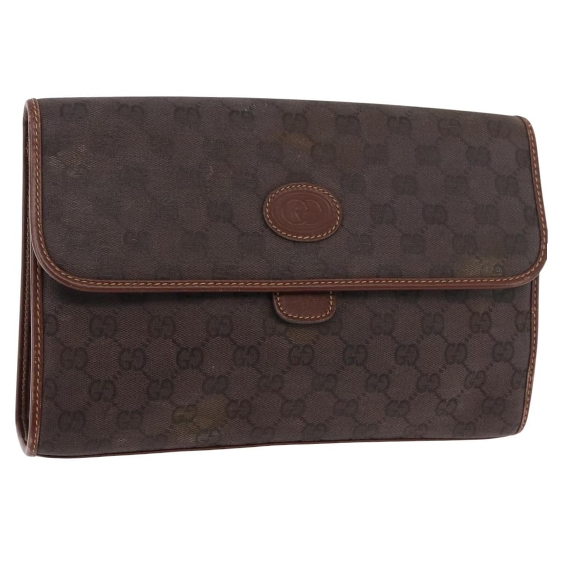 Gucci GG Supreme Brown Gold Shoulder Bag 004 49 0195: Gucci GG Supreme Brown Gold Shoulder Bag 004 49 0195 This Gucci GG Supreme shoulder bag features a brown and gold exterior crafted from PVC leather and GG canvas. Designed for women, the bag has an ap