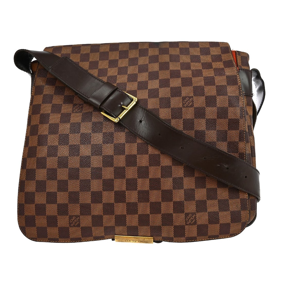 Louis Vuitton Bastille N45258 Damier Ebene Shoulder Bag: Louis Vuitton Bastille N45258 Damier Ebene Shoulder Bag Louis Vuitton Damier Bastille shoulder bag in Ebene brown Damier canvas and leather, made in France. It features one exterior zipper pocket and 