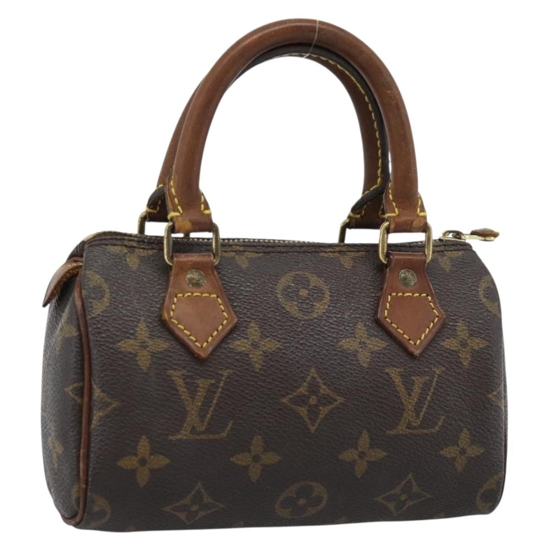 Louis Vuitton M41534 Mini Speedy Monogram Canvas Handbag: Louis Vuitton M41534 Mini Speedy Monogram Canvas Handbag Louis Vuitton Monogram Mini Speedy handbag in Monogram canvas, made in France. This women's handbag is offered as the item only; box and dust b