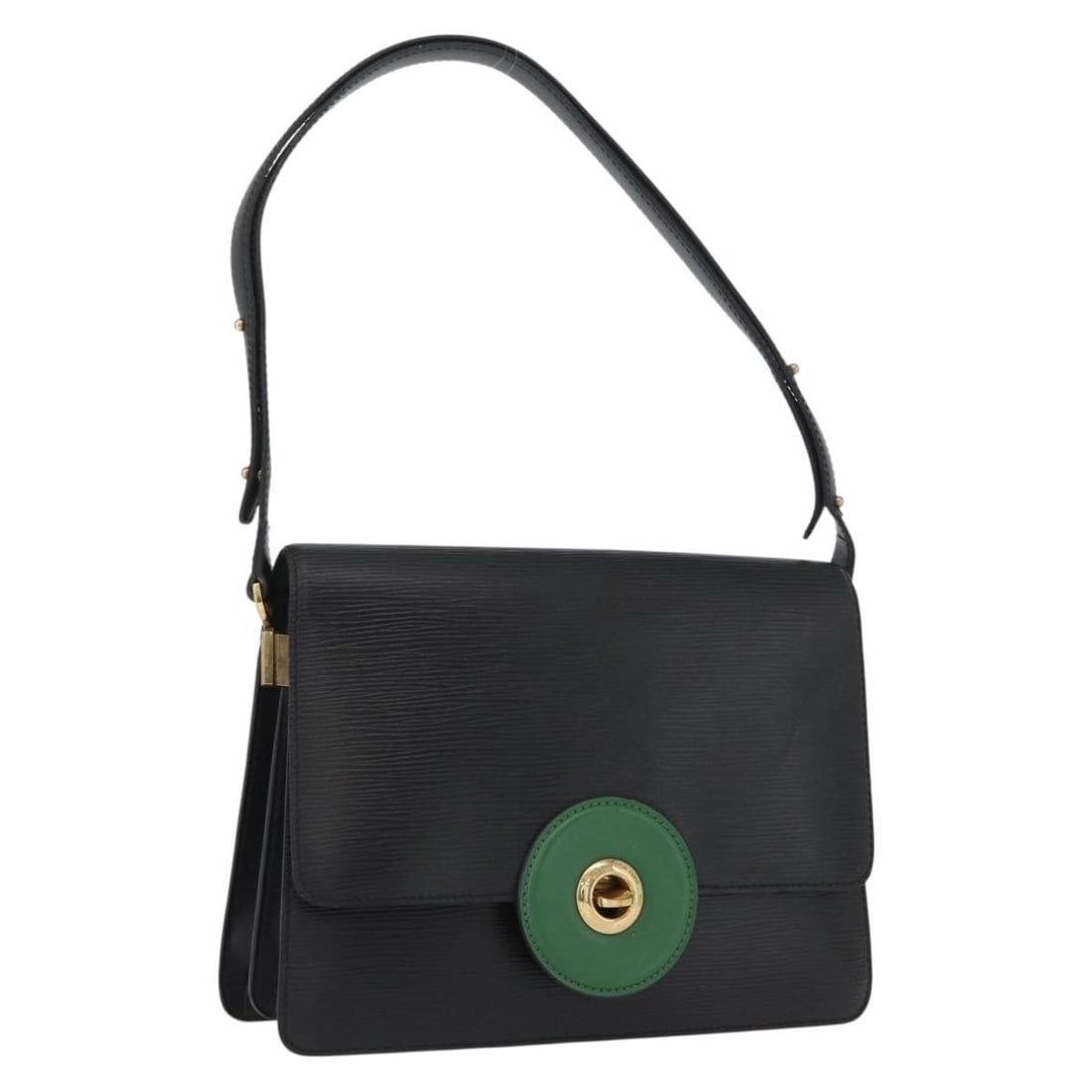 Louis Vuitton M52402 Epi Leather Shoulder Bag Black: Louis Vuitton M52402 Epi Leather Shoulder Bag Black Louis Vuitton Epi Free Run Shoulder Bag in black Epi leather. This shoulder bag is made in France and identified by product number M52402. It is off