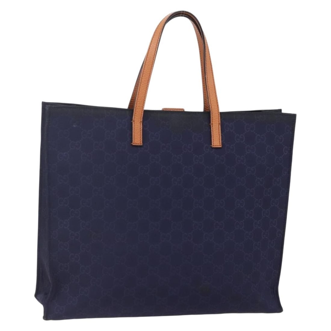 Gucci Navy GG Canvas Nylon Tote 355732: Gucci Navy GG Canvas Nylon Tote 355732 This GUCCI GG Canvas tote bag is crafted from durable navy nylon with signature GG canvas accents. Designed for women, it features a spacious interior and comfor