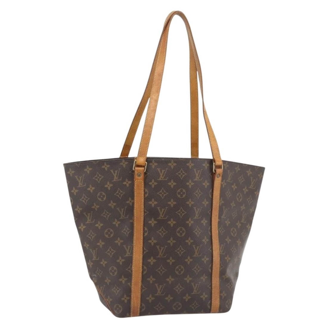 Louis Vuitton M51108 Sac Shopping Monogram Canvas Tote: Louis Vuitton M51108 Sac Shopping Monogram Canvas Tote Louis Vuitton Sac Shopping tote bag in Monogram Canvas, made in France. This women's tote features the Monogram colorway, shoulder drop of approx