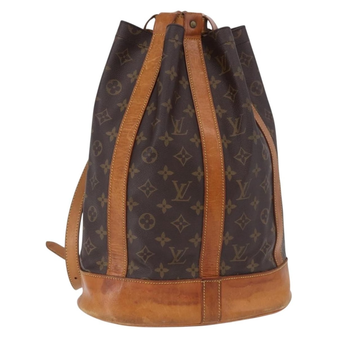 Louis Vuitton M42243 Randonnee PM Monogram Canvas Shoulder Bag: Louis Vuitton M42243 Randonnee PM Monogram Canvas Shoulder Bag Louis Vuitton Monogram Randonnee PM shoulder bag in Monogram Canvas, made in France. The bag measures approximately W29 cm x H37 cm x D16