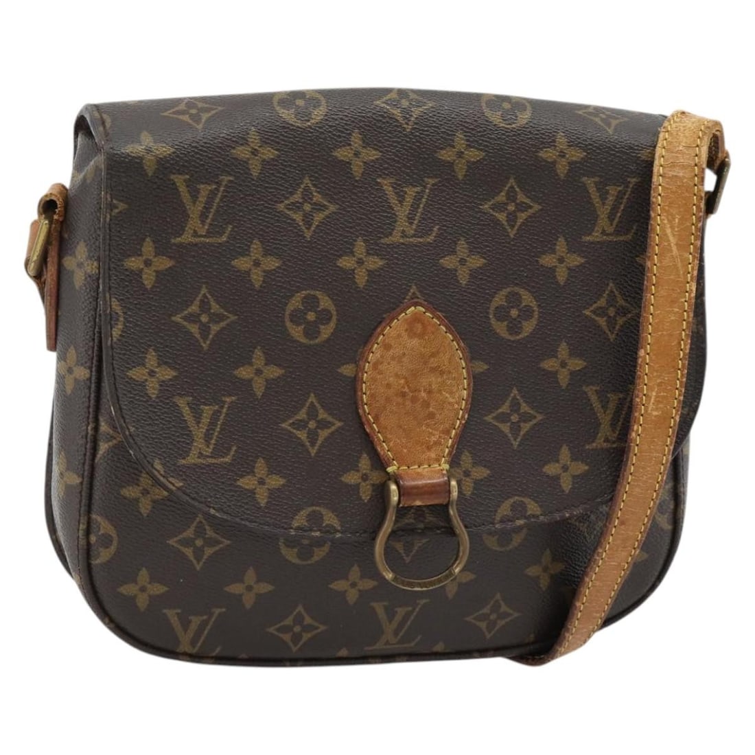 Louis Vuitton M51242 Saint Cloud GM Monogram Canvas Shoulder Bag: Louis Vuitton M51242 Saint Cloud GM Monogram Canvas Shoulder Bag Louis Vuitton Saint Cloud GM shoulder bag in Monogram Canvas, made in France. The bag features the classic Monogram color and a shoulde