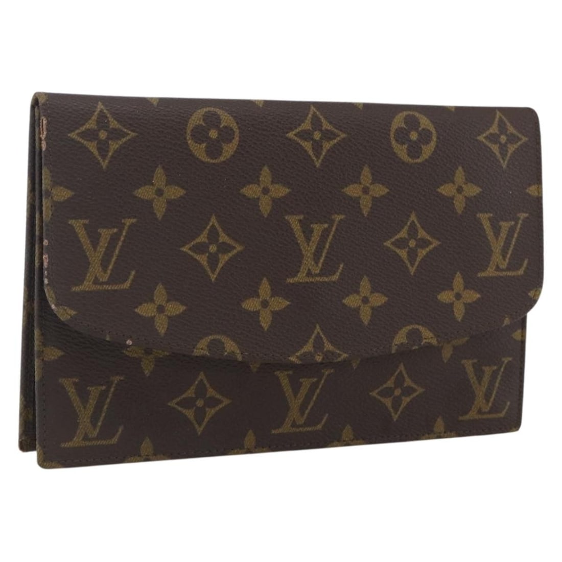 Louis Vuitton M51940 Pochette Rabat 23 Monogram Canvas Clutch: Louis Vuitton M51940 Pochette Rabat 23 Monogram Canvas Clutch Louis Vuitton Pochette Rabat 23 clutch bag in Monogram Canvas with the Monogram exterior color. Made in France, this women's clutch measur