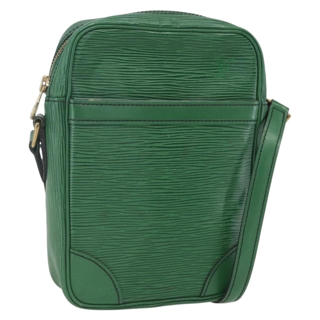 Louis Vuitton Danube M45634 Epi Leather Shoulder Bag in Green: Louis Vuitton Danube M45634 Epi Leather Shoulder Bag in Green Louis Vuitton Epi Danube Shoulder Bag in green Epi leather, made in France. This women's shoulder bag features a compact silhouette with a
