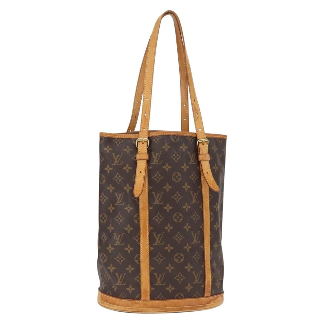 Louis Vuitton Monogram Canvas Bucket GM M42236 Shoulder Bag: Louis Vuitton Monogram Canvas Bucket GM M42236 Shoulder Bag This Louis Vuitton Monogram Bucket GM Shoulder Bag, model M42236, is crafted from the brand's signature monogram canvas. Designed for women,