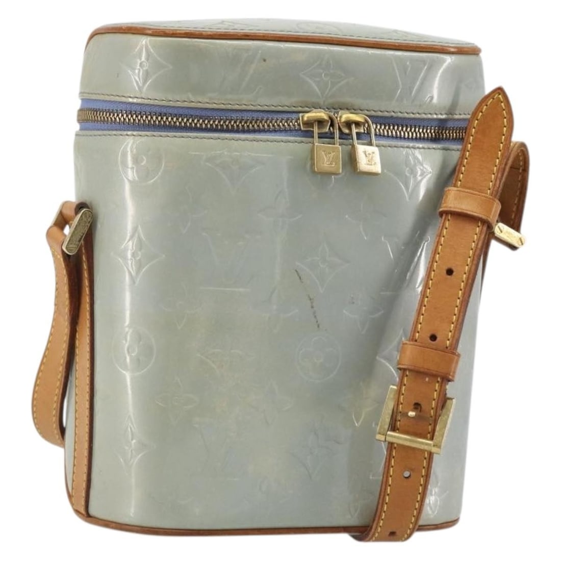 Louis Vuitton M91258 Sullivan Vertical Shoulder Bag Monogram Vernis Lavande (1 of 18)