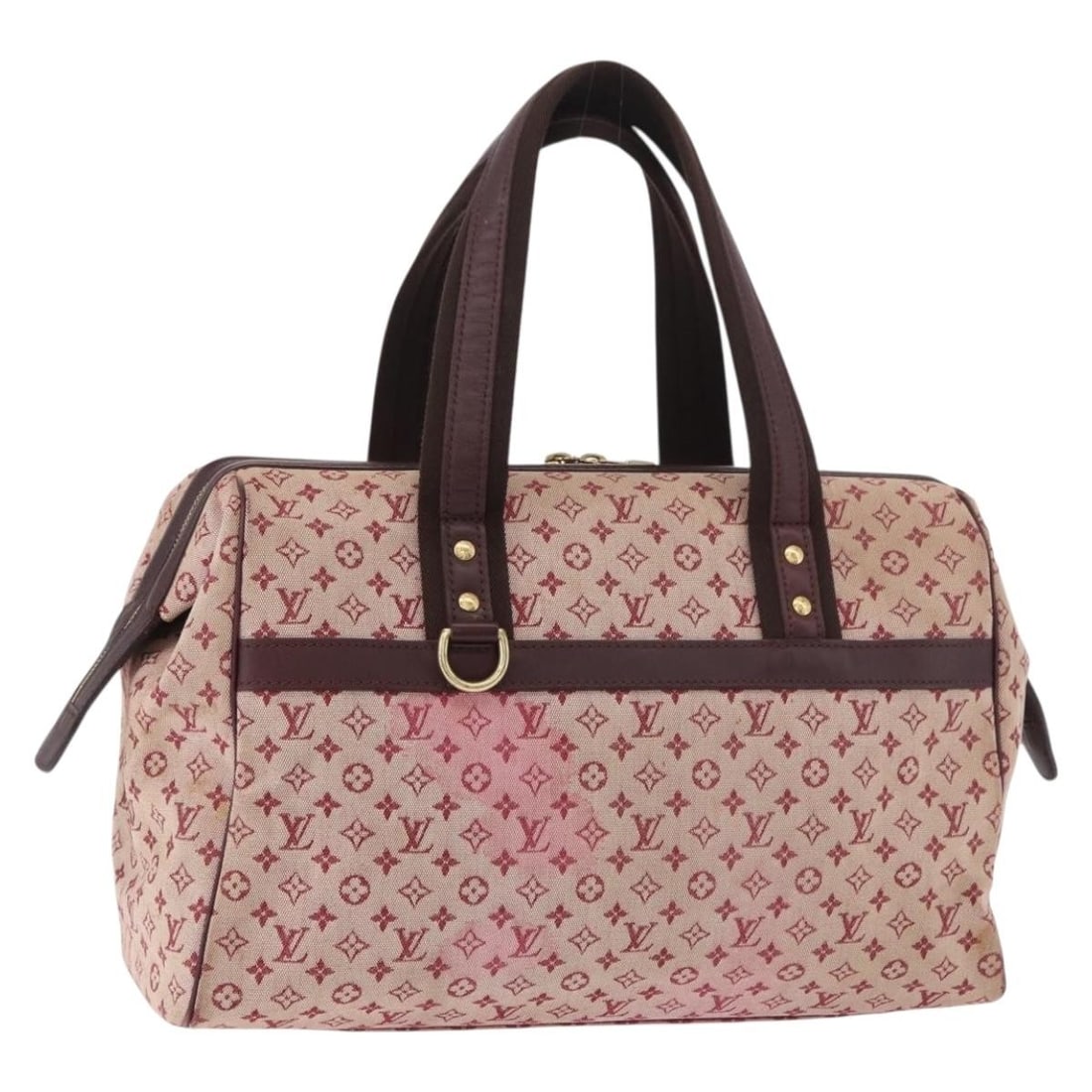 Louis Vuitton Josephine GM red Monogram Mini canvas handbag M92213: Louis Vuitton Josephine GM red Monogram Mini canvas handbag M92213 This Louis Vuitton Monogram Mini Josephine GM handbag features a striking red Monogram Mini Canvas exterior, crafted in France. The b