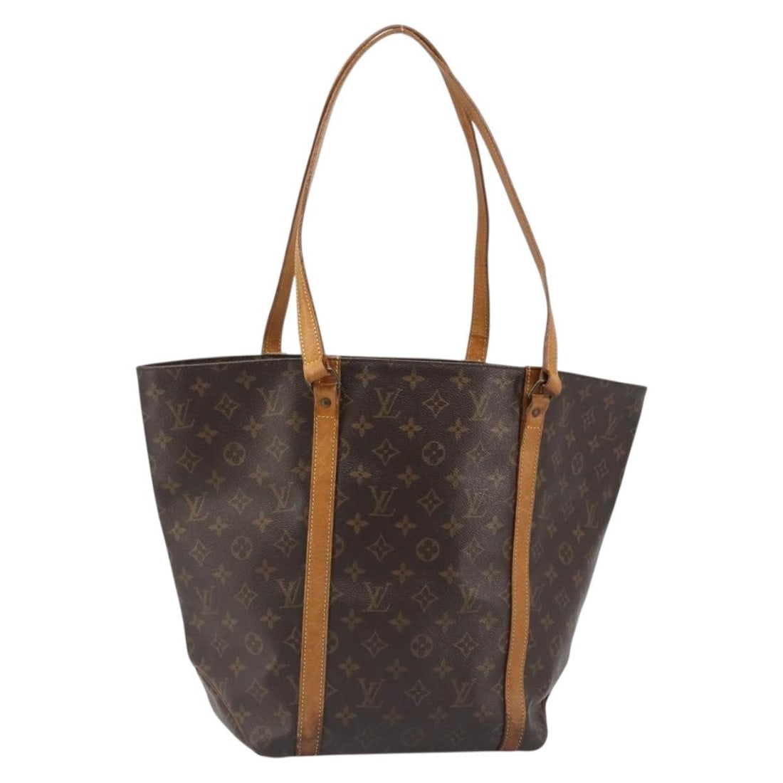 Louis Vuitton M51108 Sac Shopping Monogram Canvas Tote: Louis Vuitton M51108 Sac Shopping Monogram Canvas Tote Louis Vuitton Sac Shopping tote bag in Monogram Canvas, made in France. This women's tote features the Monogram exterior and comes as the item sh