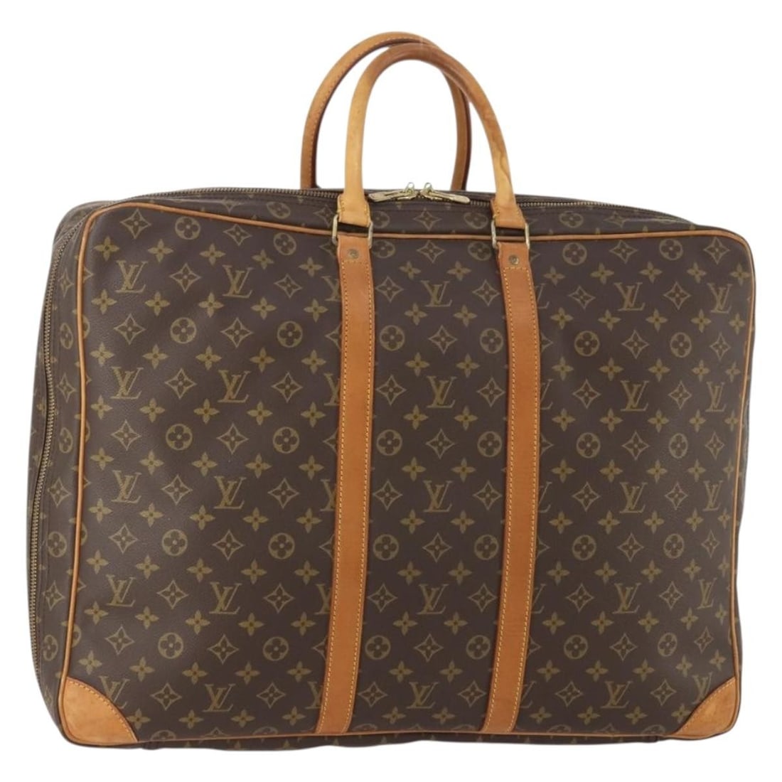Louis Vuitton Sirius 55 Monogram Canvas Boston Bag M41404: Louis Vuitton Sirius 55 Monogram Canvas Boston Bag M41404 Louis Vuitton Sirius 55 Boston Bag in Monogram Canvas, made in France. This women's Boston bag features the Monogram exterior and measures app