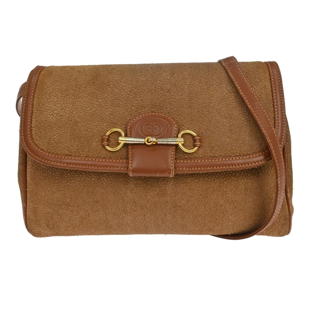 Gucci Soho Small Brown Suede Leather Shoulder Bag: Gucci Soho Small Brown Suede Leather Shoulder Bag Gucci Soho shoulder bag in brown suede and leather, made in Italy. This vintage women's small bag features a shoulder strap, gold-plated hardware, and