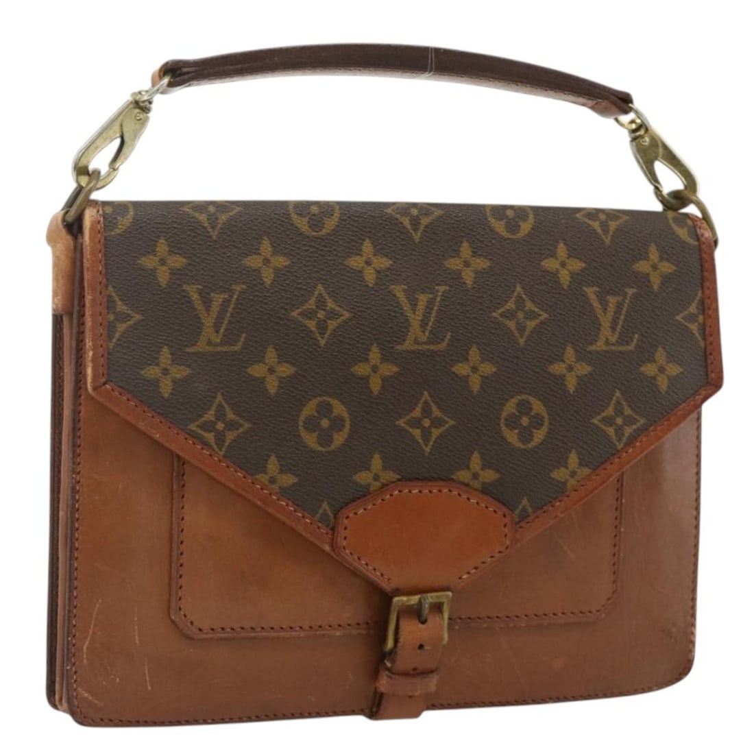 Louis Vuitton Monogram Canvas Sac Biface Handbag M51310 France: Louis Vuitton Monogram Canvas Sac Biface Handbag M51310 France This Louis Vuitton Monogram Sac Biface handbag features the iconic Monogram Canvas and can be carried as a handbag or shoulder bag (2-way