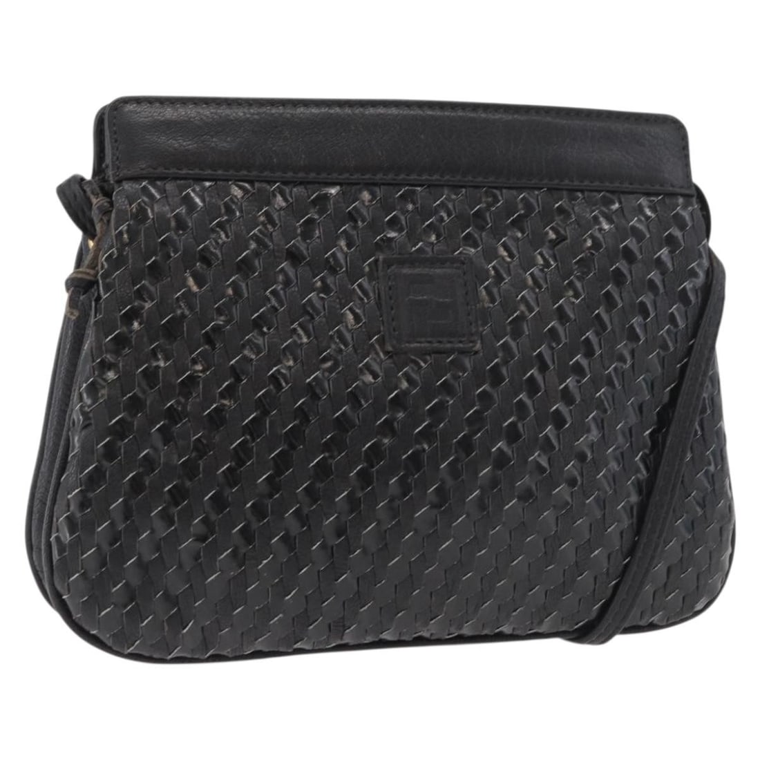 FENDI Black Leather Shoulder Bag Gold Tone Made in Italy: FENDI Black Leather Shoulder Bag Gold Tone Made in Italy Authentic Fendi shoulder bag in black leather with gold-tone detailing. This women's bag is made in Italy and includes the item only; the origi